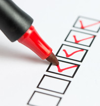 Restaurant supplies checklist