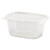 Plastic Deli Container 48 oz Clear Hinged (100 PCS)