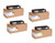 Genuine Ricoh 407653, 407654, 407655, 407656 COLOR TONER CARTRIDGES SET