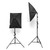 Continuous Lighting Kit / Photo Studio Softbox Set (1 Pack of 2) with 150w Light Bulb