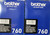 Original Genuine Brother Tn-760 Toner Cartridges (2 Pieces)