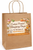 13''x7''x13'' Custom Printed  Kraft Paper Shopping Bags with Twisted Handle  (110 GSM) - Eco-Friendly & Heavy Duty