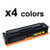 HP 305A CE410,1,2,3A Compatible Toner Cartridges - 4 Color Set