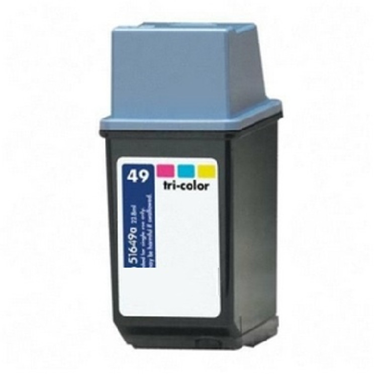 HP 49 Remanufactured Color Ink Cartridge (51649A)