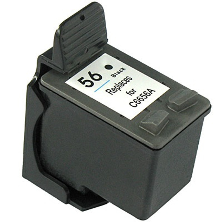 HP 56 Remanufactured Black Ink Cartridge High Yield (C6656)