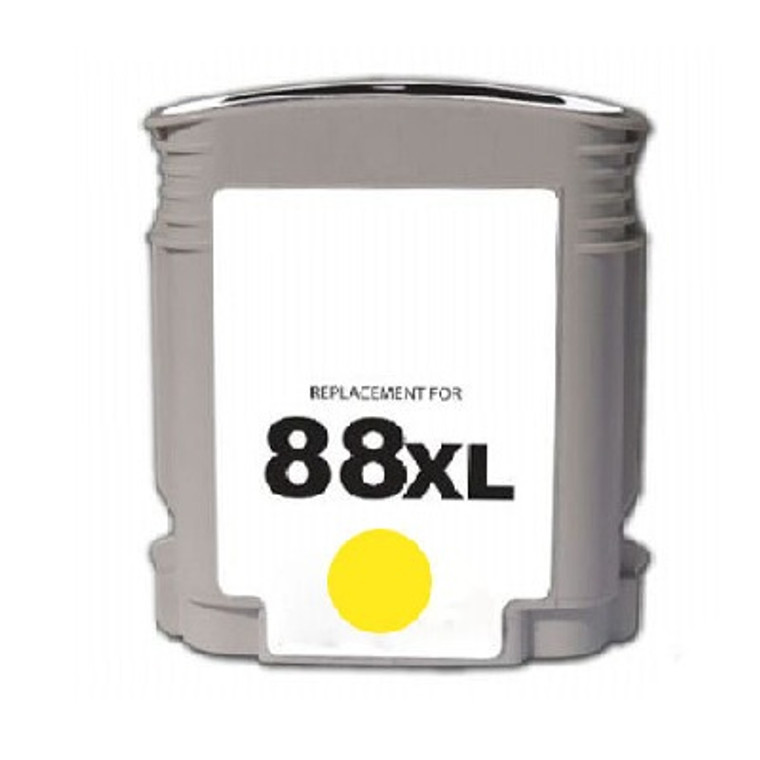 HP 88XL Remanufactured Yellow Ink Cartridge - High Yield (C9393AN)