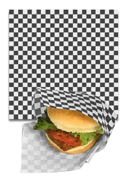 Basket Liner Paper 12x12" Black