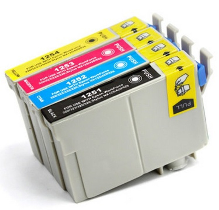 Epson T126 New Compatible Combo Ink Cartridge (High Yield) (1 set 0f 4)