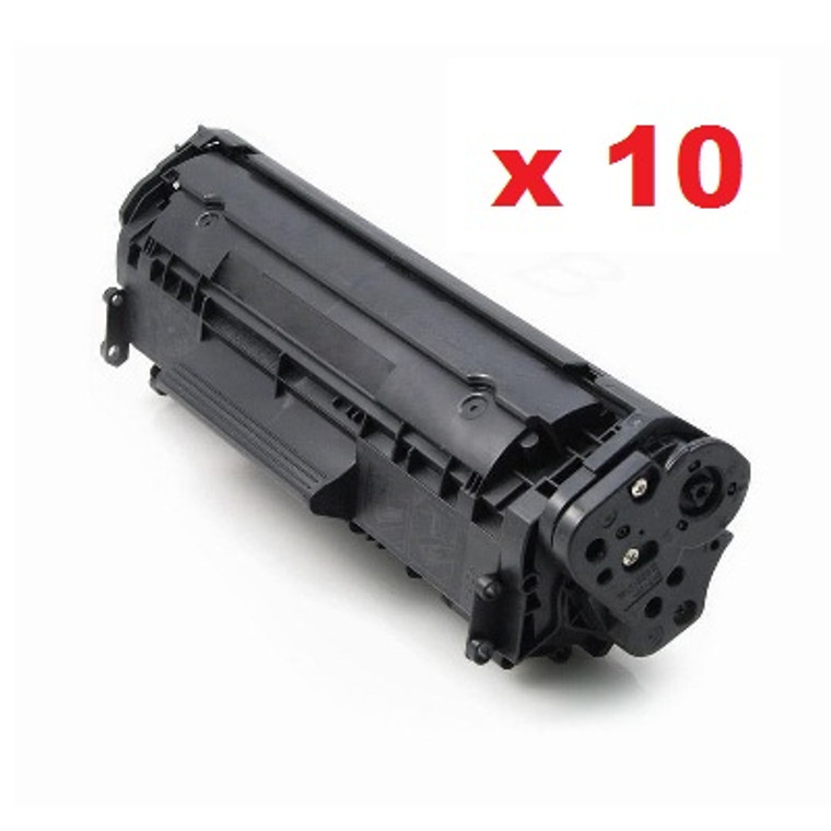 HP 12A Q2612A New Compatible Toner Cartridge 10/Pack (Wholesale Package)