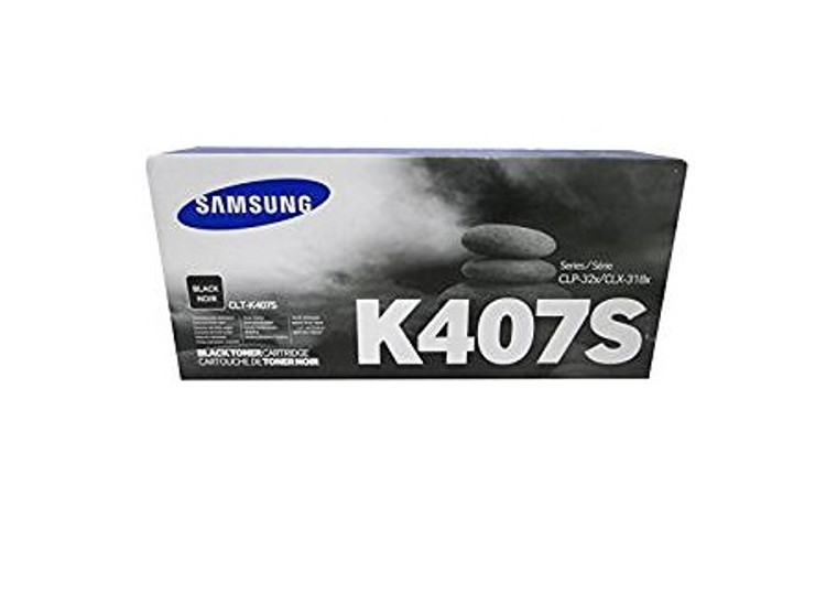 Genuine Samsung CLT-K407S Original Black Toner Cartridge