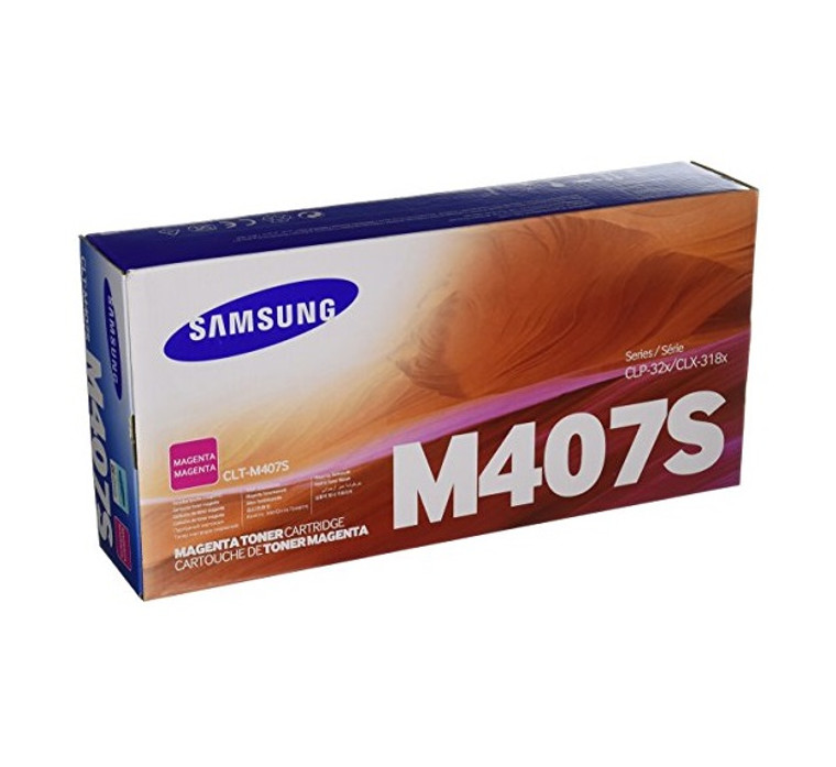 Genuine Samsung CLT-M407S Original Magenta Toner Cartridge