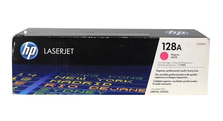 Original HP 128A CE323A Magenta Toner Cartridge