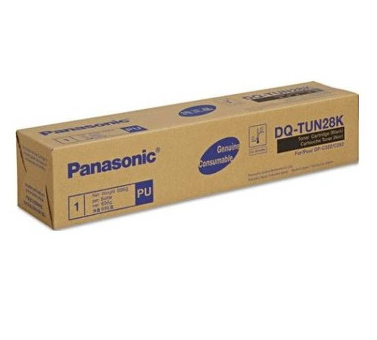 Panasonic DQ-TUN28K Black Toner Cartridge , High Yield
