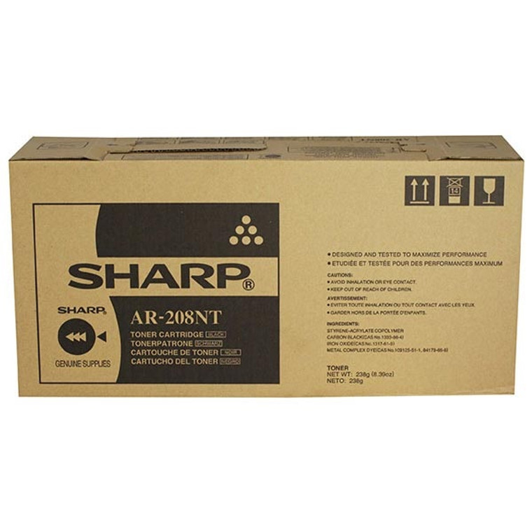 Sharp Original AR-208NT Toner Cartridge - Laser - Black