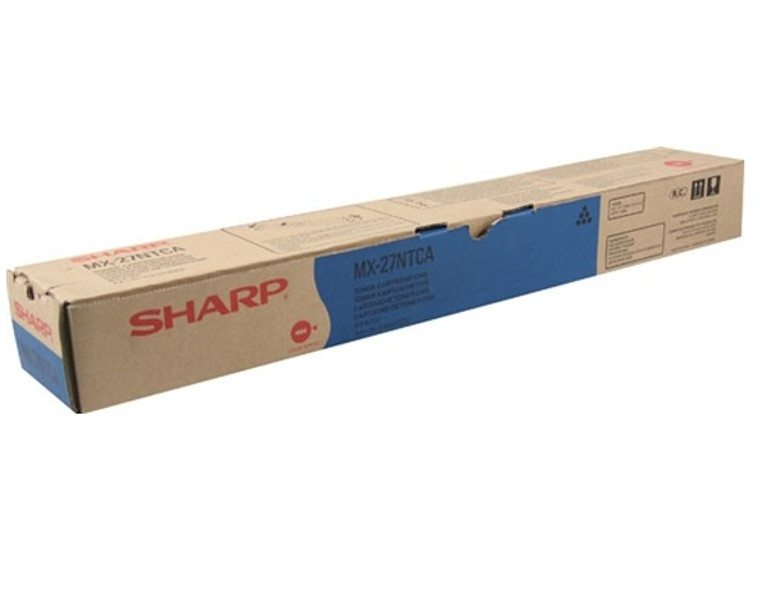 Original Sharp MX27NTCA Cyan Toner Cartridge