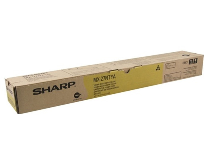 Original Sharp MX27NTYA Yellow Toner Cartridge