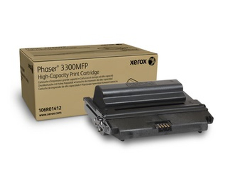 Original Xerox 106R01412 Black Toner Cartridge High Yield