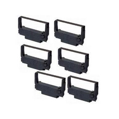 ERC30/34/38 Ribbon Compatible with Epson ERC-30/34/38 Black - 6/Pack