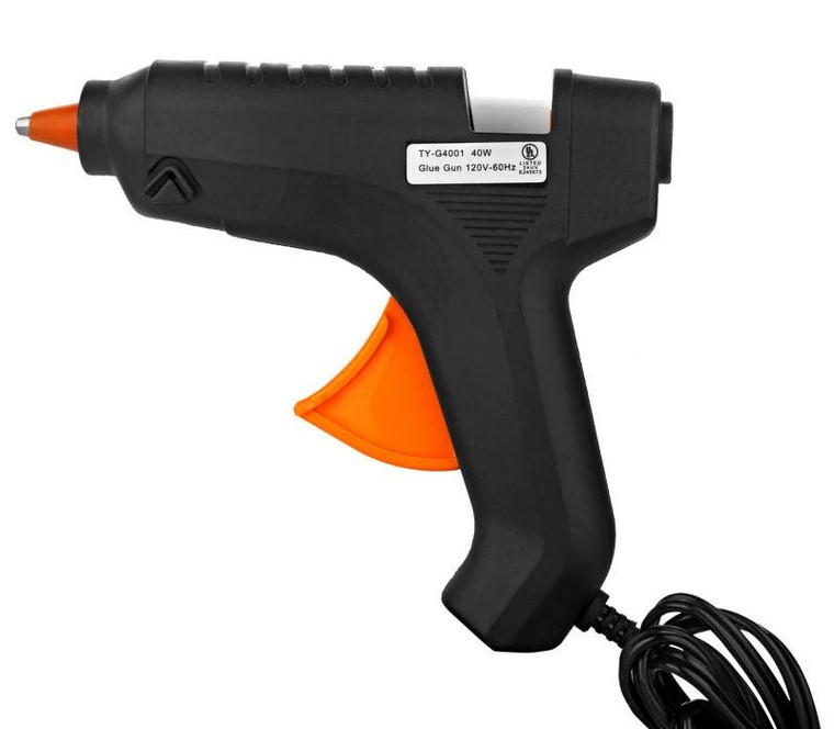 Hot Melt Glue Gun with 2 Glue Sticks Included (40W)