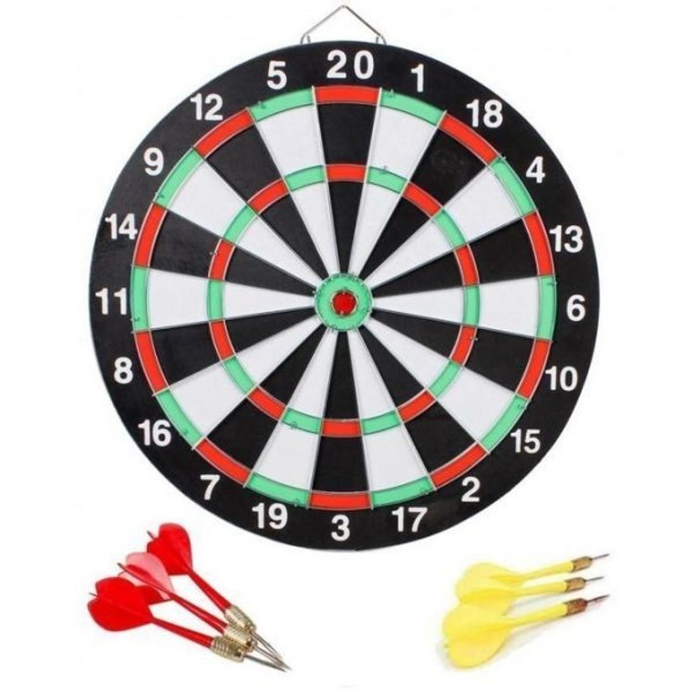 15'' Dartboard Game - with 6 Darts