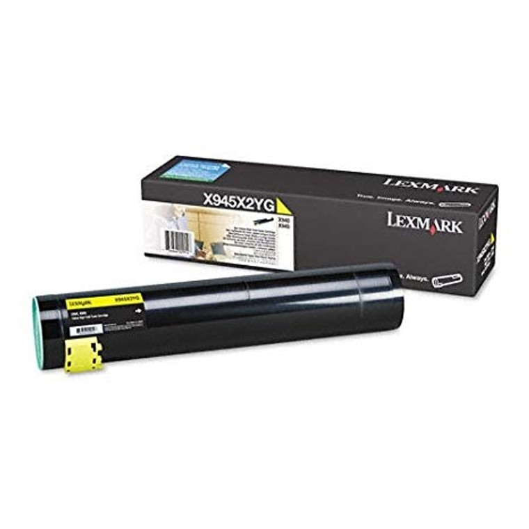 Genuine Lexmark X945X2YG Yellow High Yield Toner Cartridge