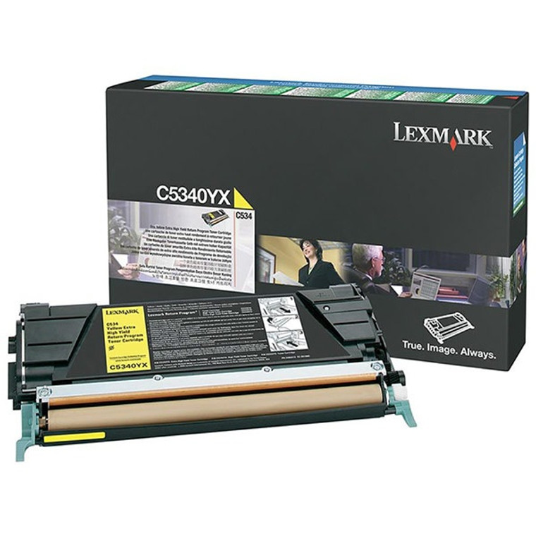 Genuine Lexmark C5340YX Yellow Toner Cartridge Extra High Yield
