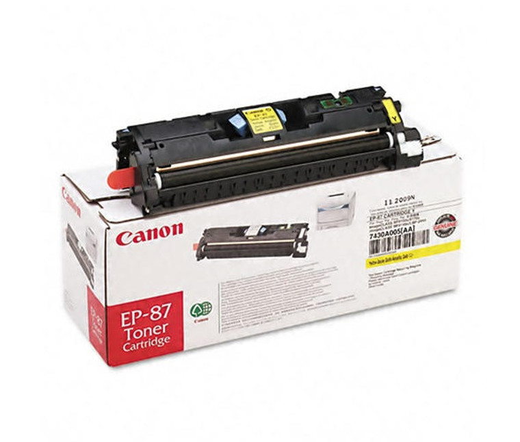 Genuine Canon EP87 Yellow Toner Cartridge