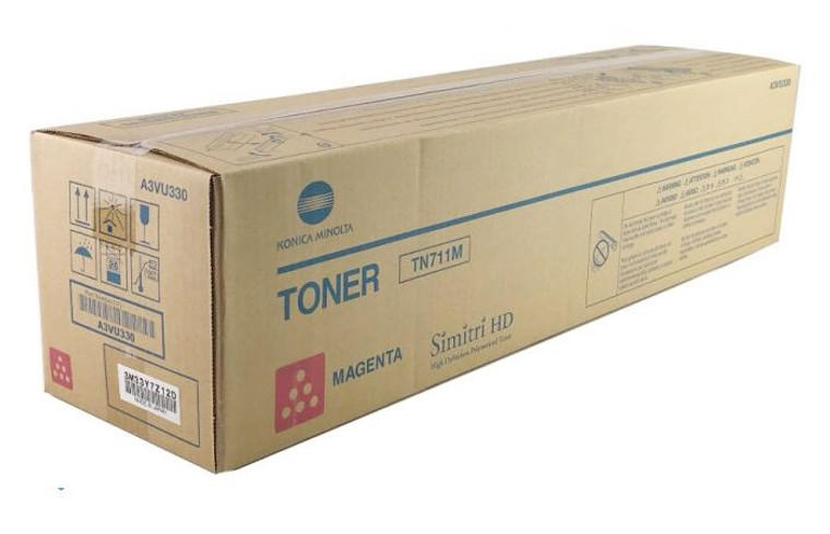 Genuine Konica Minolta A3VU330 (TN711M) Magenta Toner Cartridge