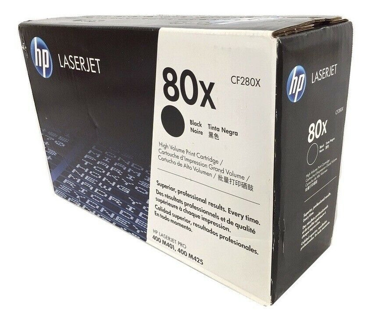 Genuine HP 80X CF280X Black Toner Cartridge - Extra High Yield (OPEN BOX)