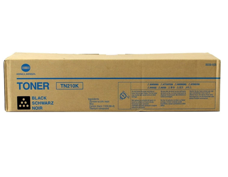 Genuine Konica Minolta 8938-505 TN210K Black Toner Cartridge