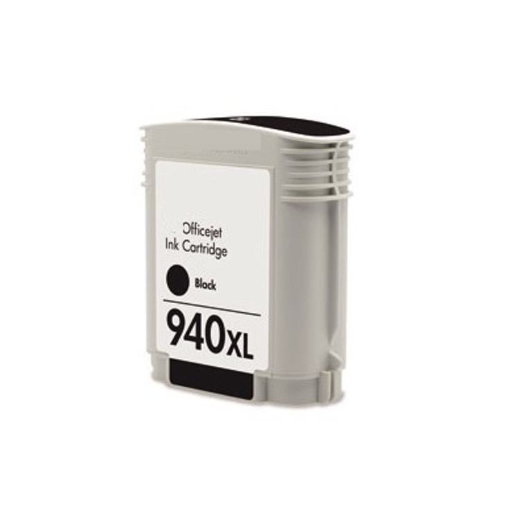 HP 940XL C4906AN Remanufactured Black Ink Cartridge High Yield