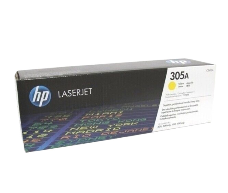 Genuine HP 305A (CE412A) Yellow Original Toner Cartridge