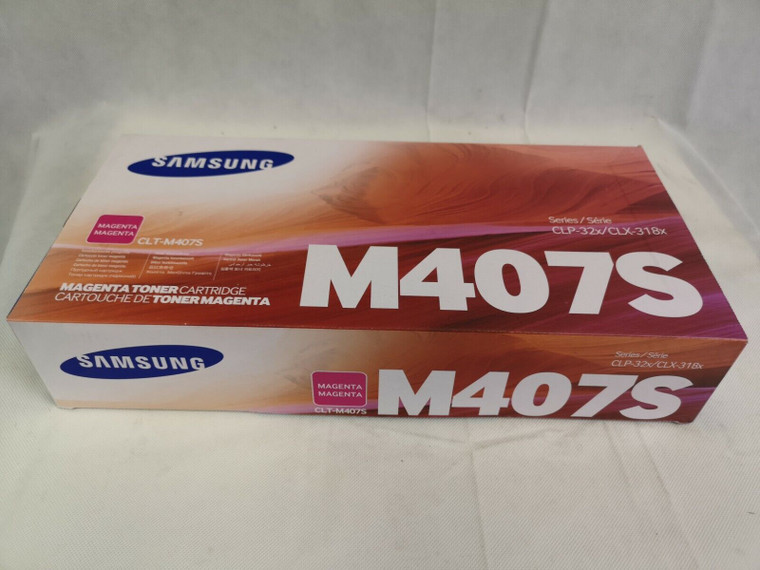 Genuine Samsung Clt-m407s Magenta Toner Cartridge