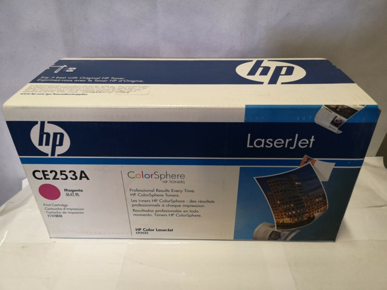 Original Genuine HP ce253a Magenta Toner Cartridge