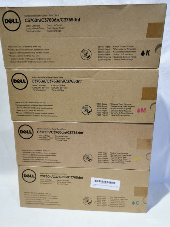 Genuine Dell Toner Xtra High C3760n C3760dn C3765dnf 1M4KP XKGFP MD8G4 W8D60...