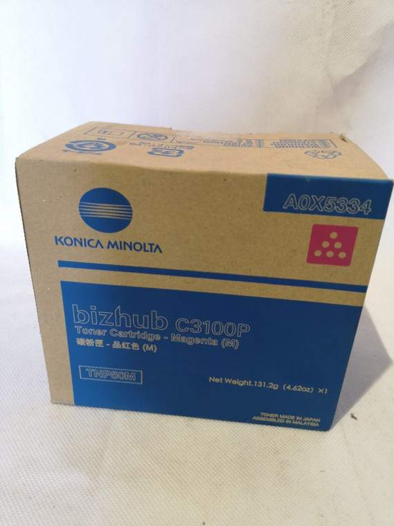 Original Konica Minolta Tnp50M Magenta Toner Cartridge (A0X5334)