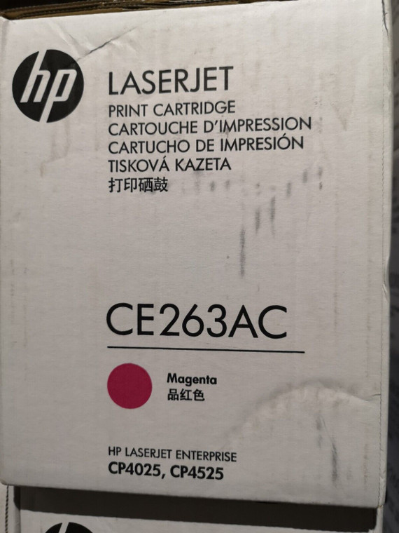 Original HP Ce263a Ce263a Magenta Toner Cartridge