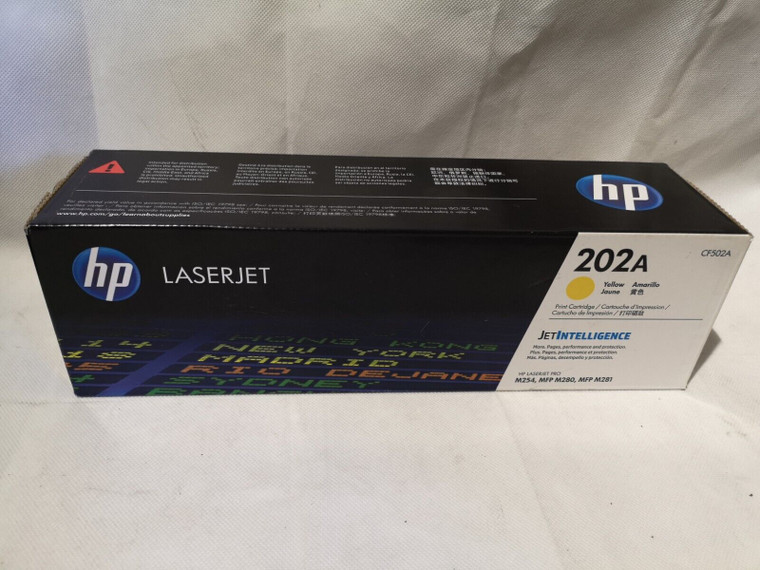 Original HP 202a Cf202a Yellow Toner Cartridge