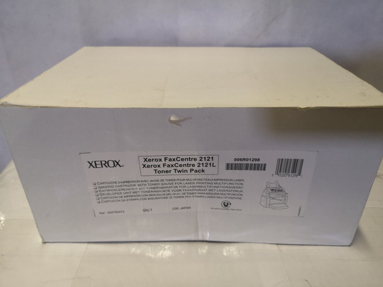 Genuine Xerox 006R01298 Toner Twin Pack For Faxcentre 2121