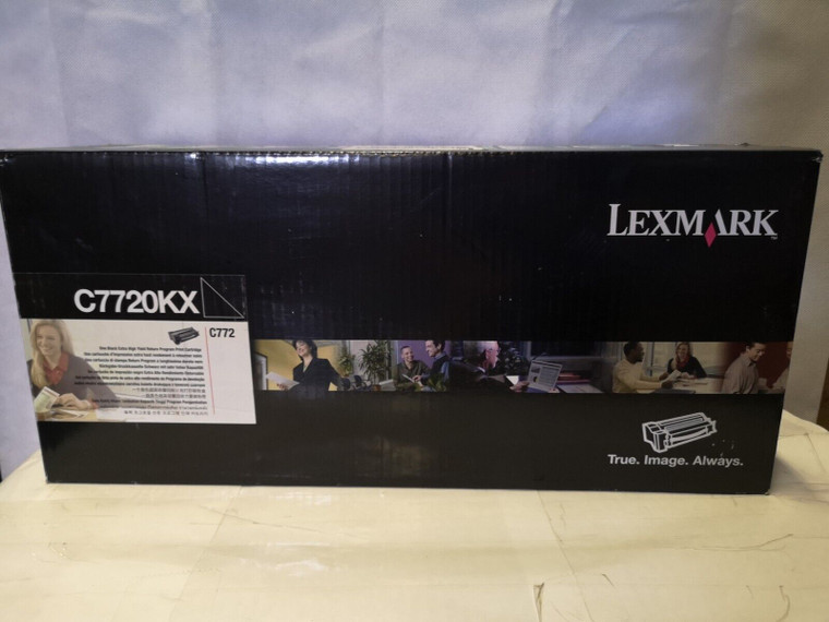 Genuine Original Lexmark C7720KX Black Toner Cartridge