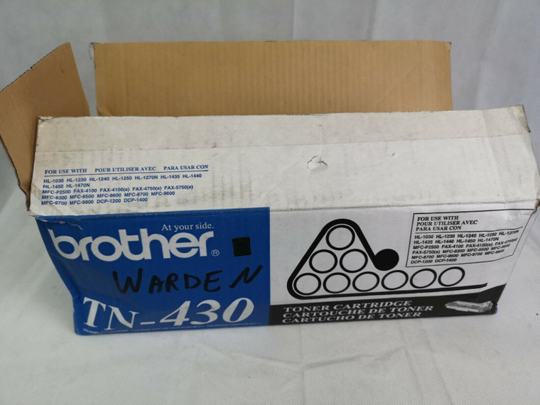 Genuine Brother Tn-430 Toner Cartridge ( Open Box)