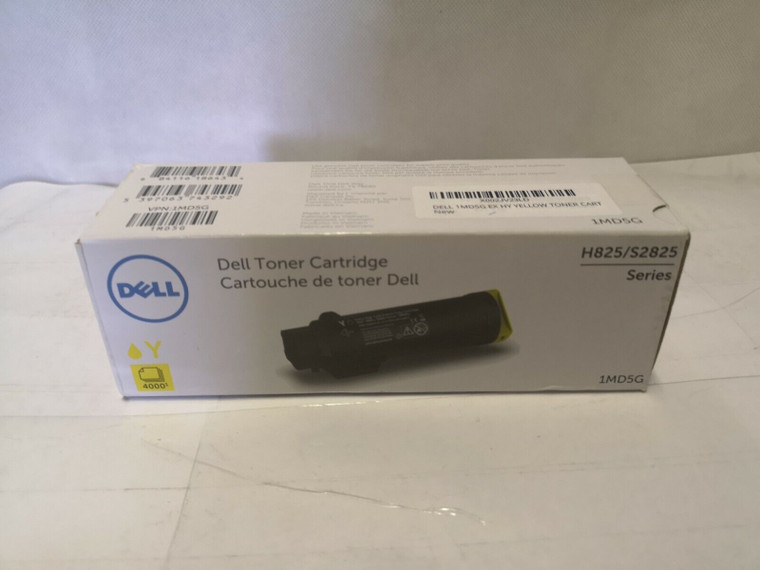 Original Dell 1MD5G Yellow Toner Cartridge For Dell H825/S2825
