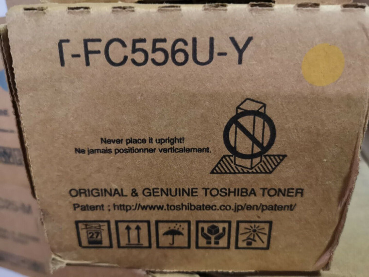 Original Toshiba T-FC556U-Y Yellow Toner Cartridge