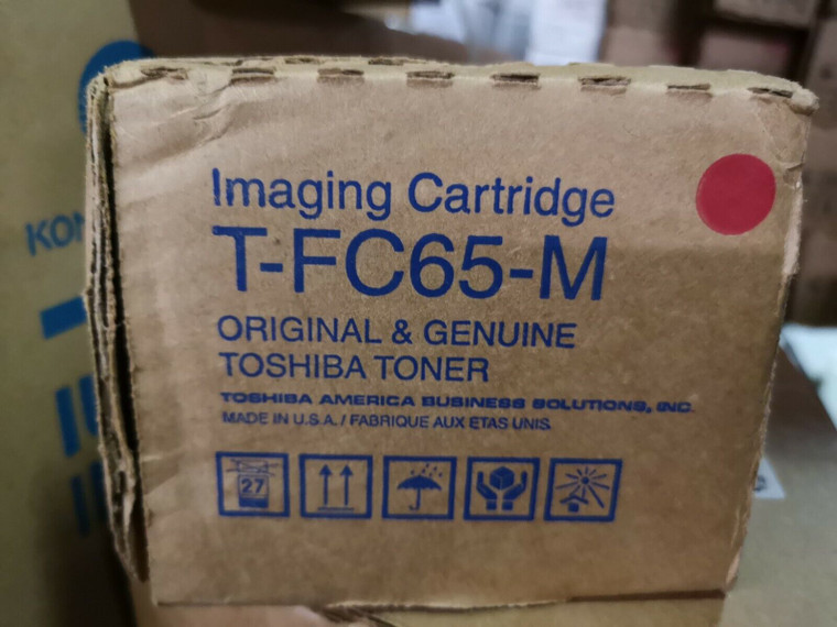 Genuine Toshiba TFC65M (T-FC65-M) Magenta Toner Cartridge