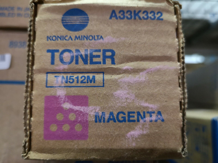 Original Konica TN512M Magenta Toner Cartridge