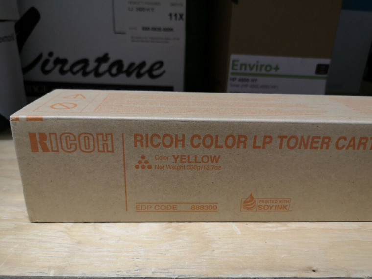 Original Ricoh 888309 Yellow Type 145 HY Toner Cartridge