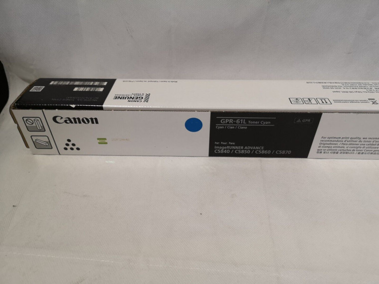 Original Canon GPR-61L Cyan Toner Cartridge