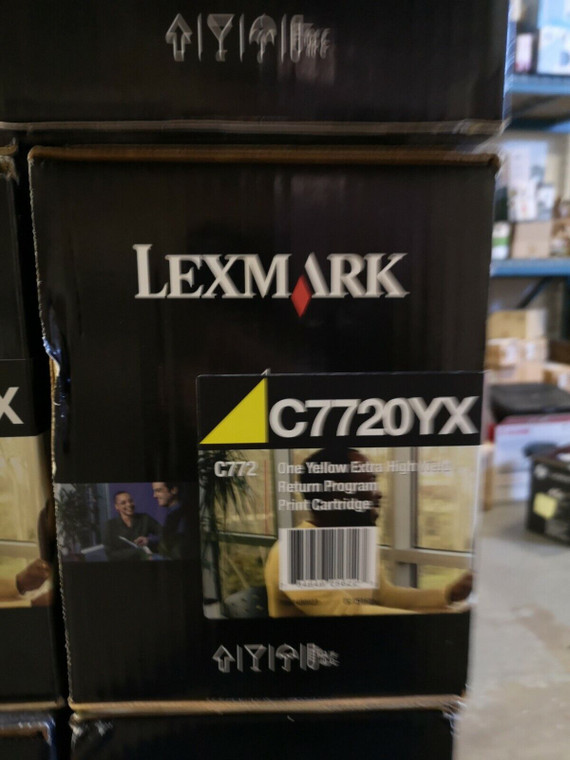 Original Lexmark C7720YX Yellow Toner Cartridge