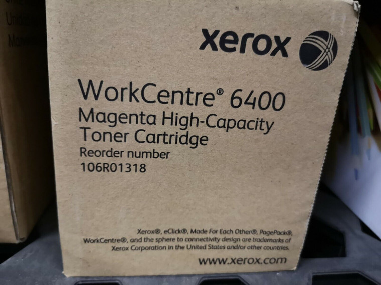 Original Xerox 106R01318 Magenta High Yield Toner Cartridge