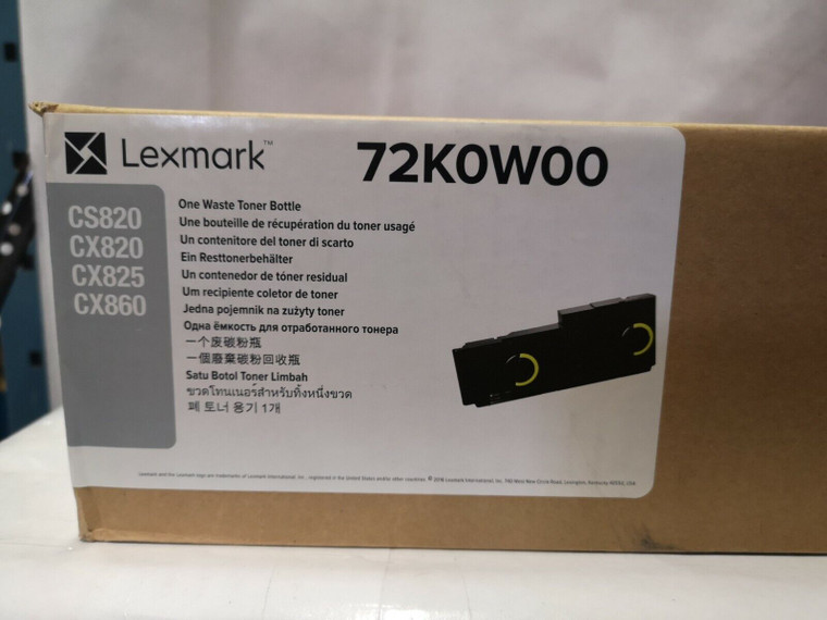 Original Lexmark 72K0W00 Waste Toner Bottle